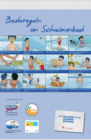 Baderegeln im Schwimmbad