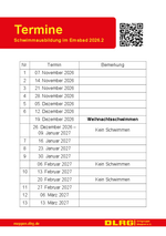 Termine der Samstagsschwimmausbildung 2026.2
